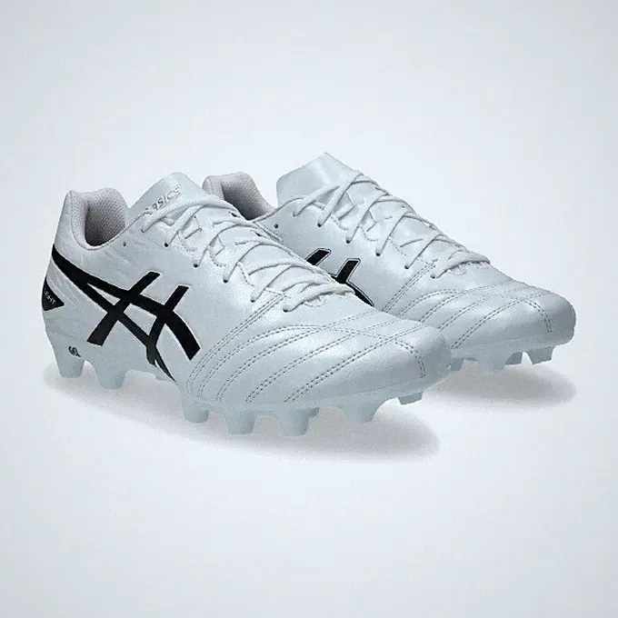 Asics Soccer Cleats Shoes DS LIGHT CLUB WIDE White/Black 1103A097101 2E 2024SS