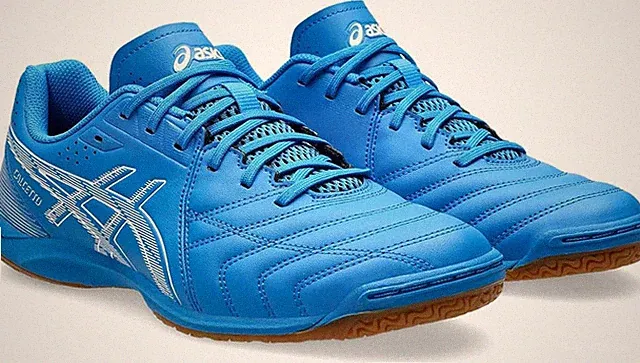 ASICS Soccer Indoor Futsal Shoes CALCETTO WD 9 WIDE 1113A037 Blue US11(28.5cm)