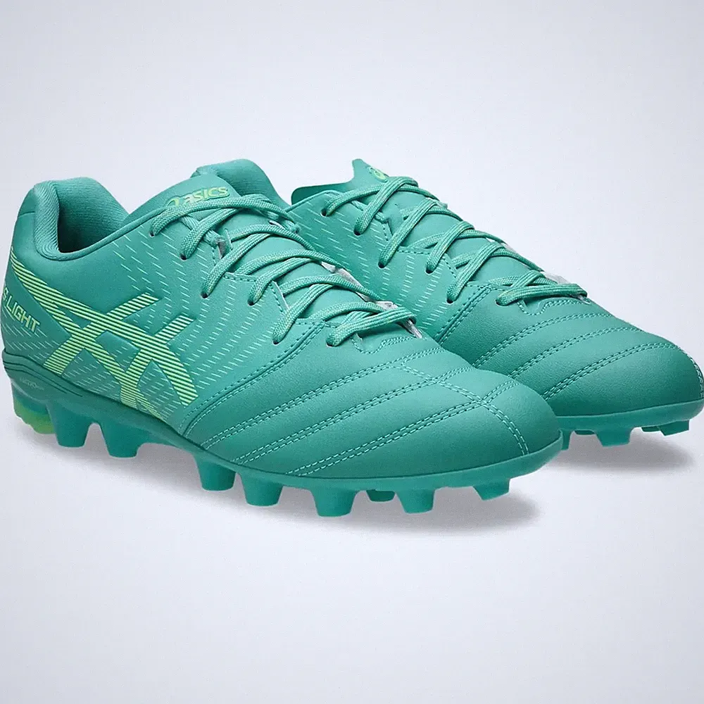 Asics Soccer Shoes DS LIGHT JR GS 1104A054 Unisex Kids Aurora Green 19-24.5cm