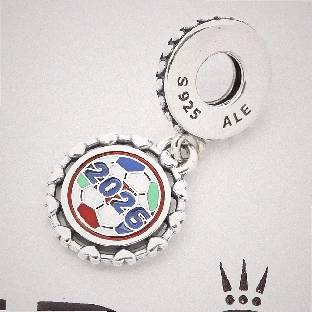 Authentic PANDORA 2026 World Cup Soccer FIFA Charm ENG792275C00_13