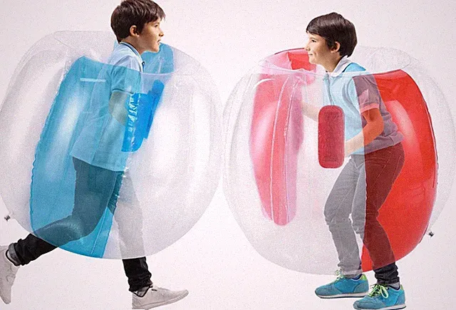 Balls, 2 Pack 36Inch Inflatable Sumo Ball Bopper Toys for Kids 50-100Lb