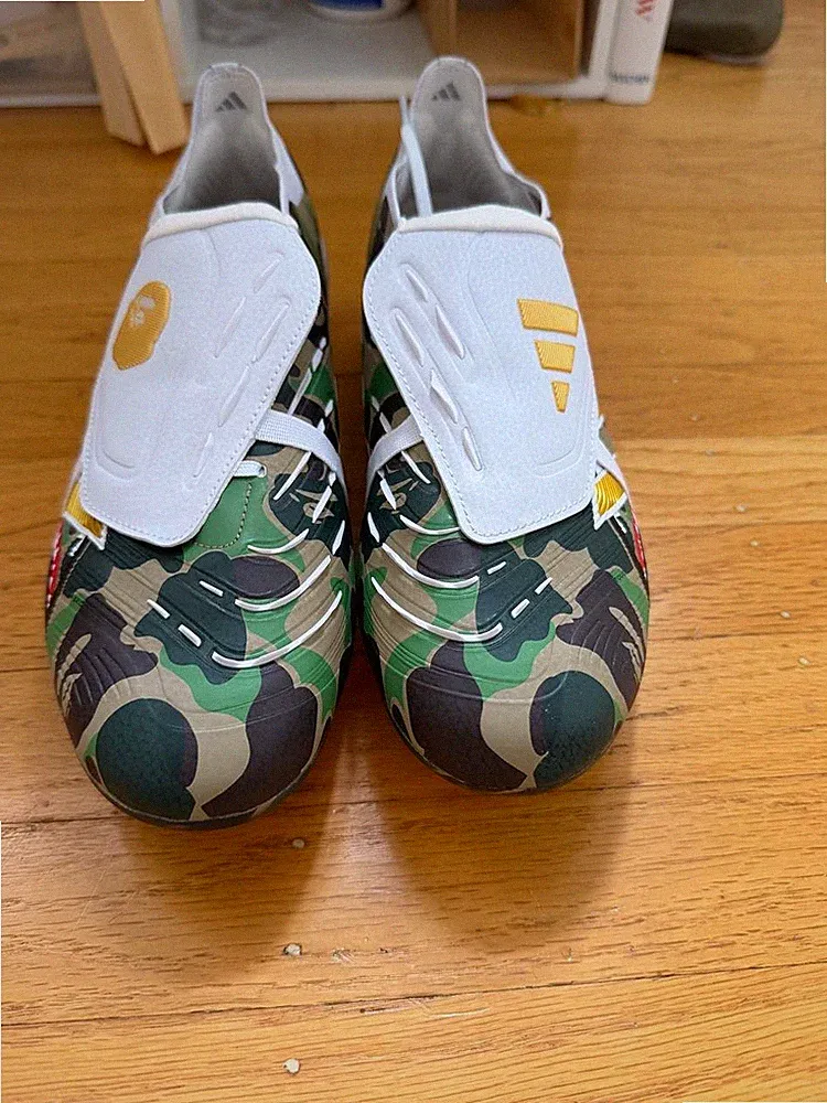 Bape Predator Elite FG Brown Soccer Cleats Size 10 (BRAND NEW)