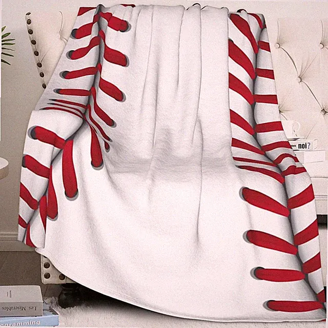 Baseball Blanket Baseball Gifts for Boys Girls 8-12 Team Coach Gifts Fleece T...