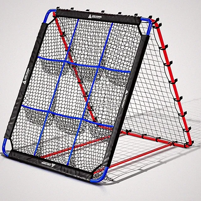 Baseball Rebounder Net | 12-Angle Baseball Pitching Net w/ 9 Pocket Nets