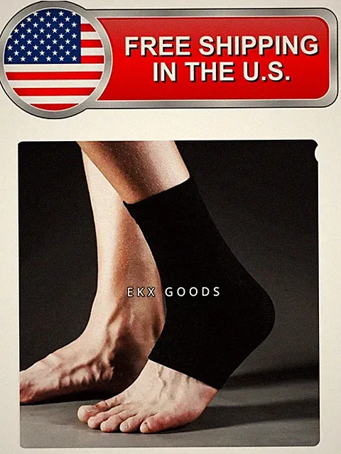 Best Plantar Fasciitis Ankle Support Sleeve Foot Pain Compression Heel Sock S-XL