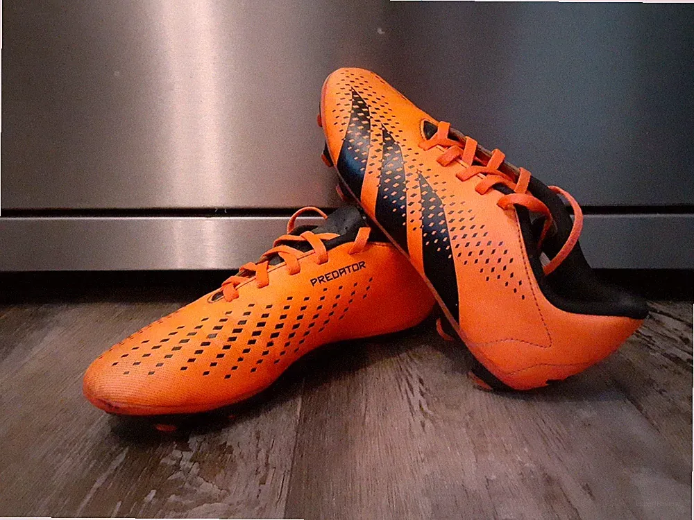 Black And Orange Adidas Preadator Soccer Cleats