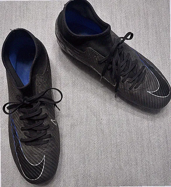 Black Blue Nike Mercurial Air Zoom Women’s Soccer Cleats Size 10