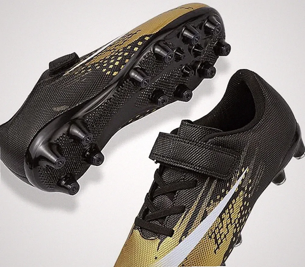 Black Gold Soccer Cleats Football Boots EU 37 US Men’s 5 US