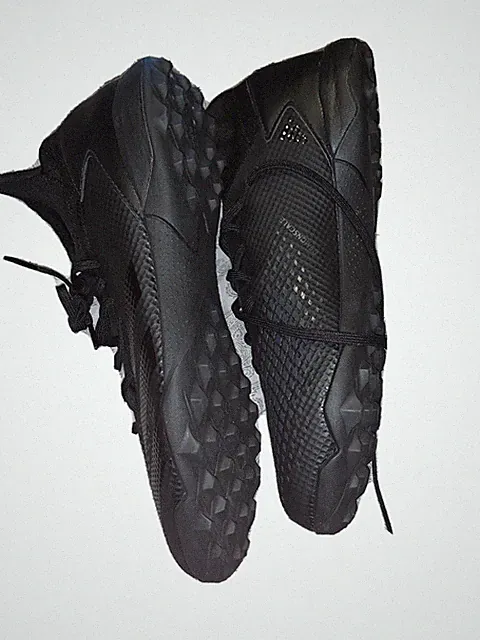 Black indoor cleats