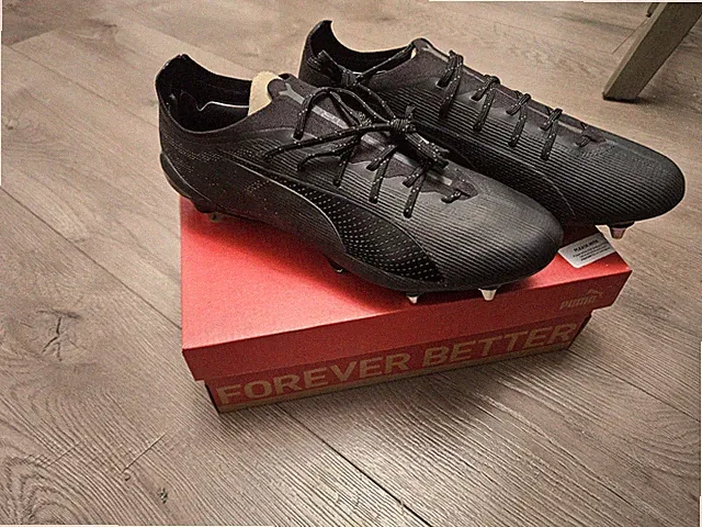Black Puma Cleats