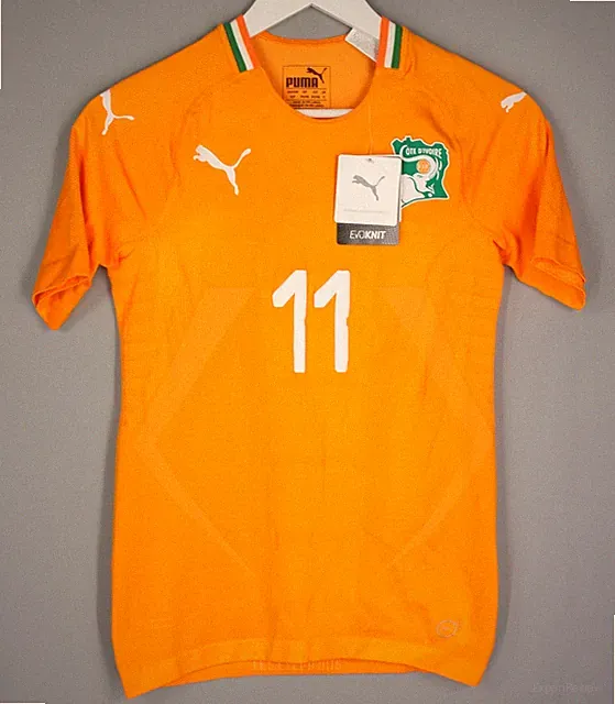 BNWT IVORY COAST 2018 2019 HOME SHIRT JERSEY D'IVOIRE PLAYER ISSUE #11 DROGBA