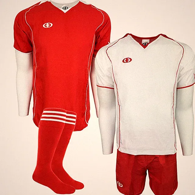 Boy's Soccer Uniform, 4 Pcs. Set (Two Jerseys, One Short and One Pair Of Socks)