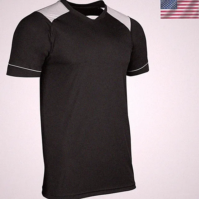 Boys' Attacker Soccer Jersey in Black & White - Perfect for Young Athletes