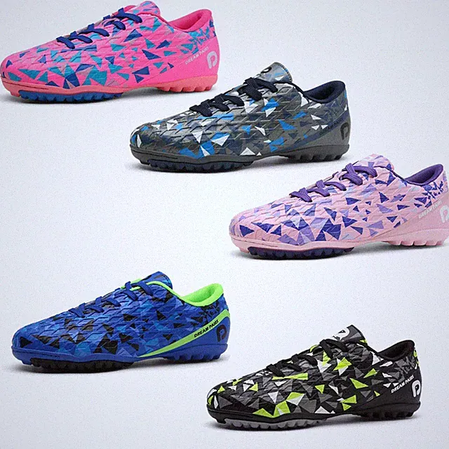 Boys Girl Soccer Shoes Youth Football Shoes Outdoor Indoor Athletic Shoes Cleats