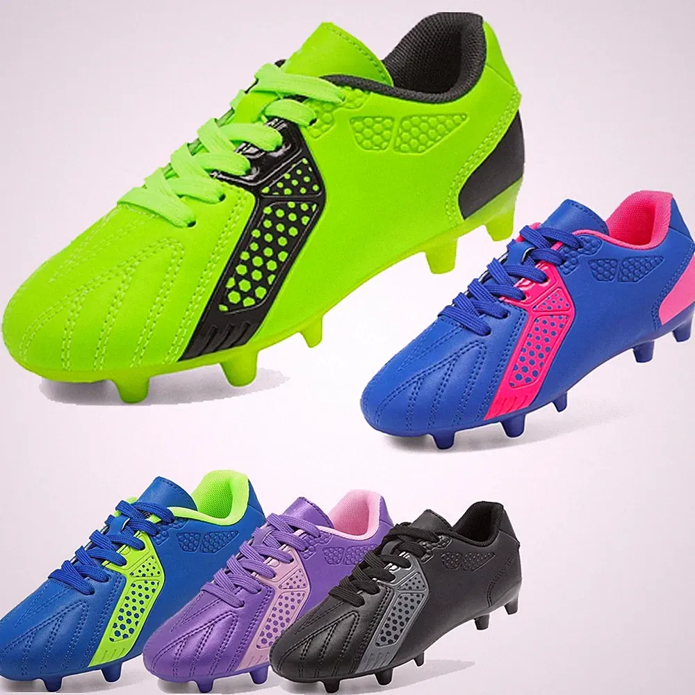 Boys Girls Soccer Cleats Firm Groud Football Shoes for Little/Big Kid