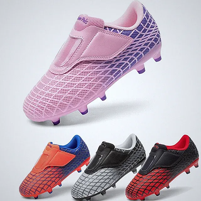 Boys Girls Soccer Cleats Firm Ground Kids Athletic Comfortable Football Shoes