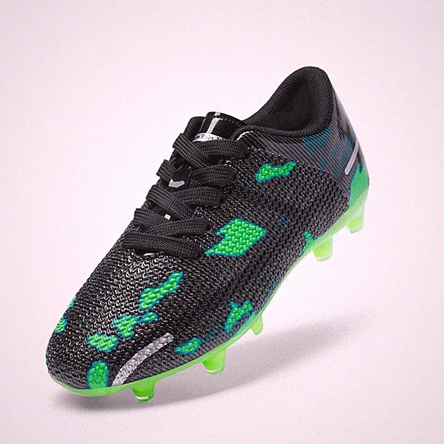 Boys Girls Soccer Cleats Football Shoes for Little/Big Kid,Size 12 Little Kid...