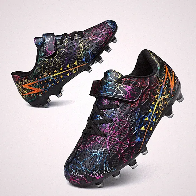 Boys Girls Soccer Cleats for Cleat Shoes Low Top Training Youth Football Outd...