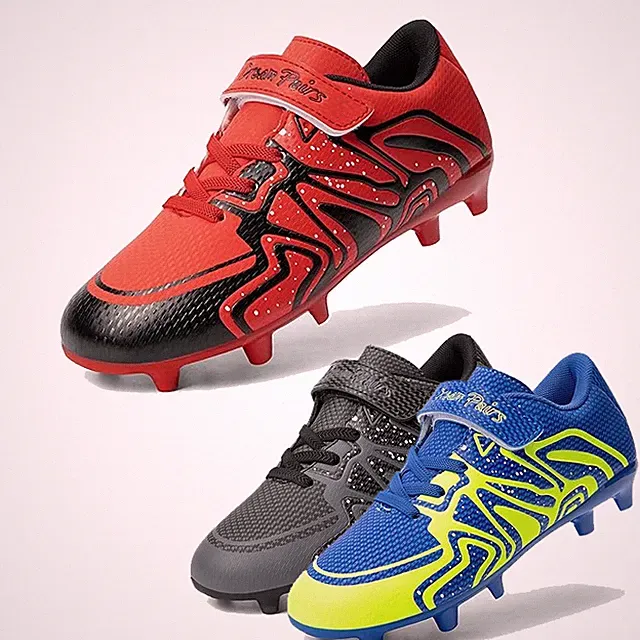 Boys Girls Soccer Cleats Kids Youth Multi Ground Outdoor Football Shoes