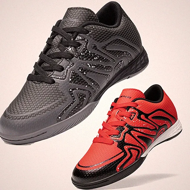 Boys Girls Soccer Cleats Lace Up Athletic Youth Casual Football Shoes