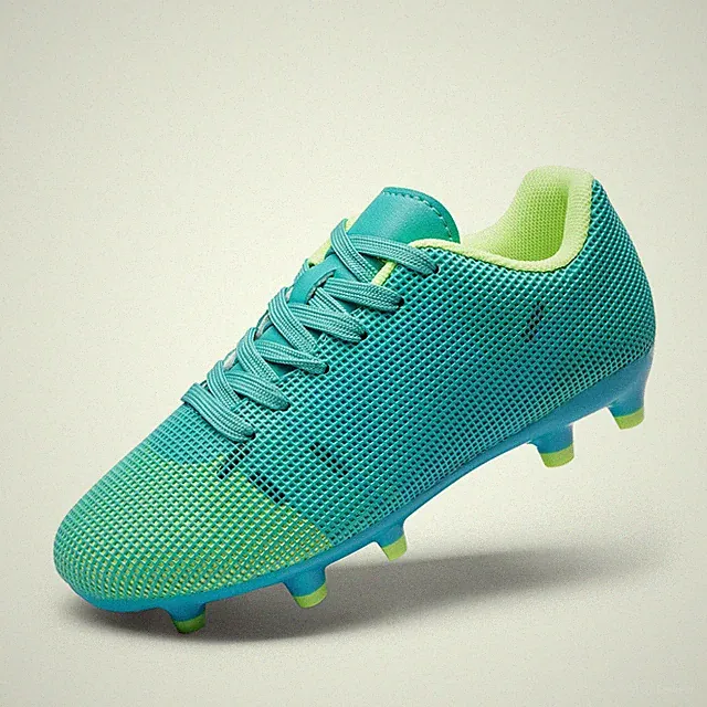 Boys Girls Soccer Cleats Youth Firm Groud Athletic Outdoor Trainning Football...