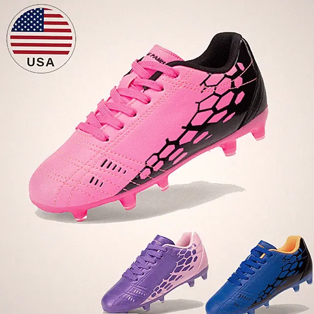 Boys Girls Soccer Football Cleats Lightweight Athletic Shoes for Little/Big Kid