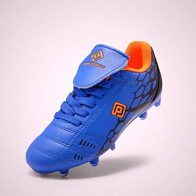Boys Girls Soccer Shoes Lightweight Soccer Cleats Rubber Sole Football Shoes