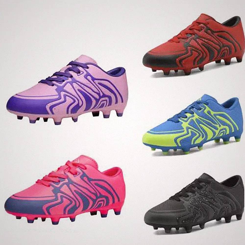 Boys Girls Youth Soccer Shoes Indoor Outdoor Football Firm Groud Soccer Cleats