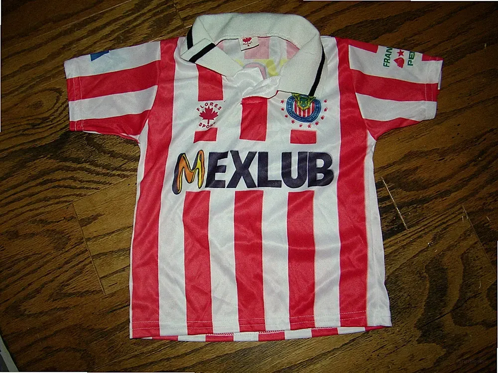 Boys Soccer Futbol Jerseys Chivas Jersey Mexlub NWOT Flores Sport Boy's Size 12