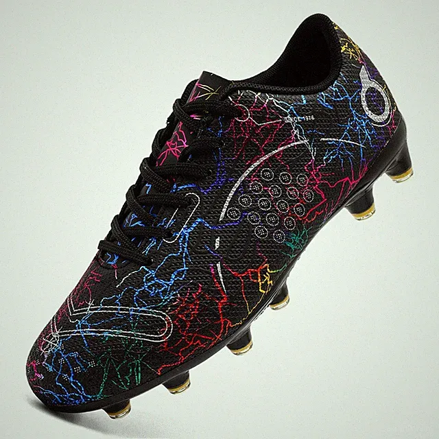 Boys' Soccer Shoes Firm Ground Soccer Cleats Girls Athletic Sneakers Outdoor...