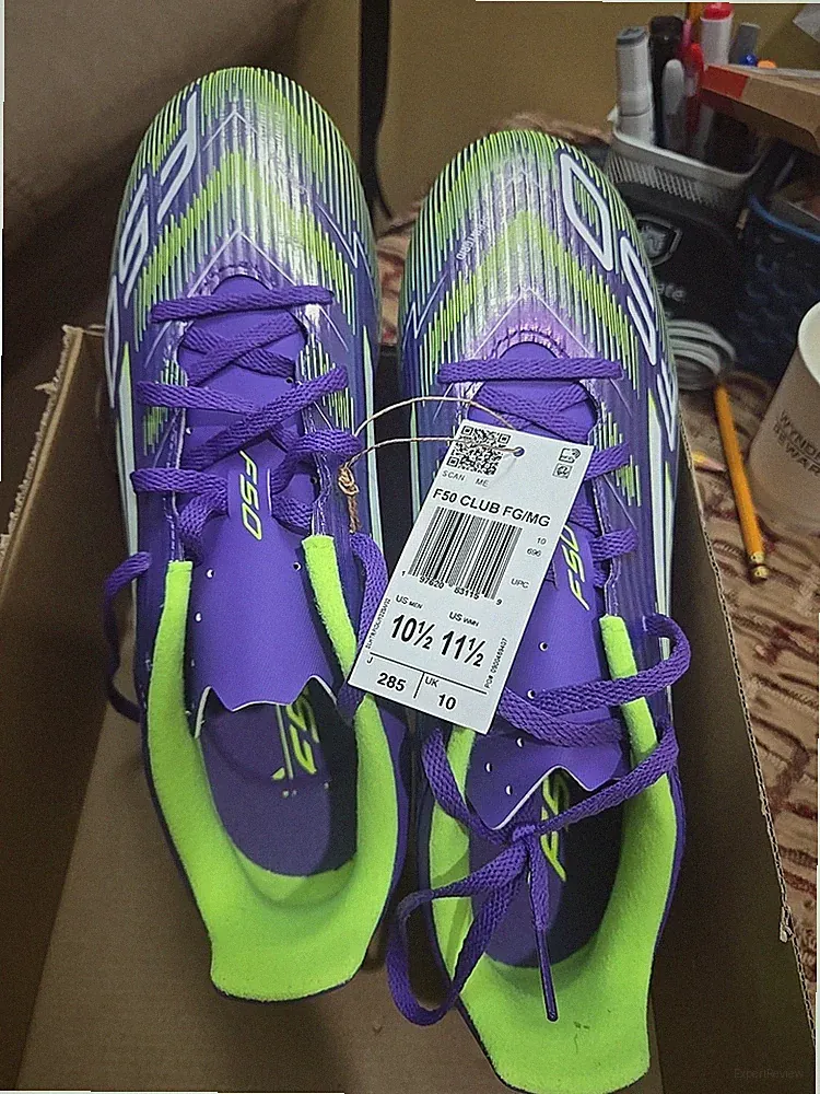 Brand New Adidas F50 Club FG/MG Soccer Cleats + Freebie