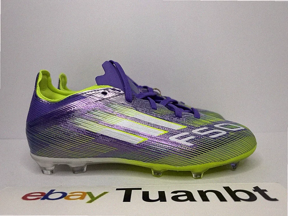 BRAND NEW ADIDAS F50 Elite FG FirmGround Kids Soccer Cleats Purple Rush JH7714