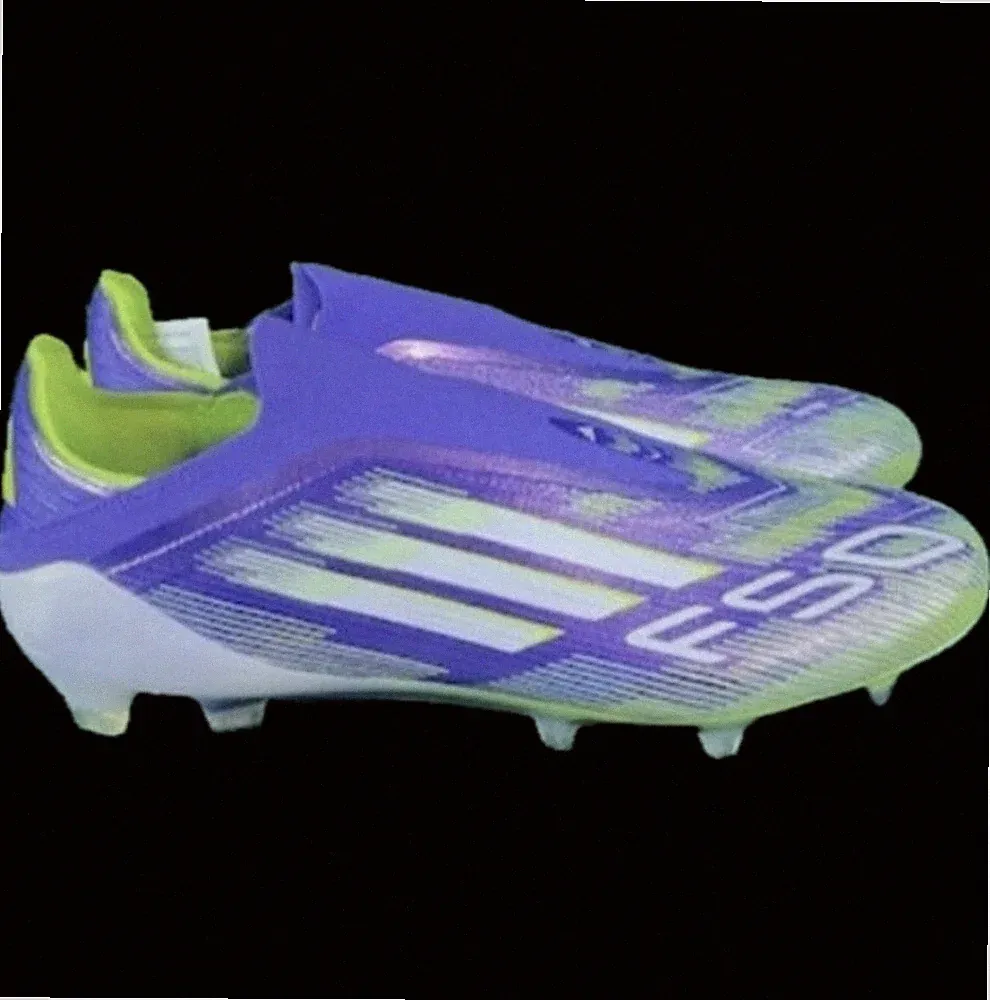BRAND NEW Adidas F50 Elite Laceless FG Soccer Cleats Purple/Lucid Lemon JH7628