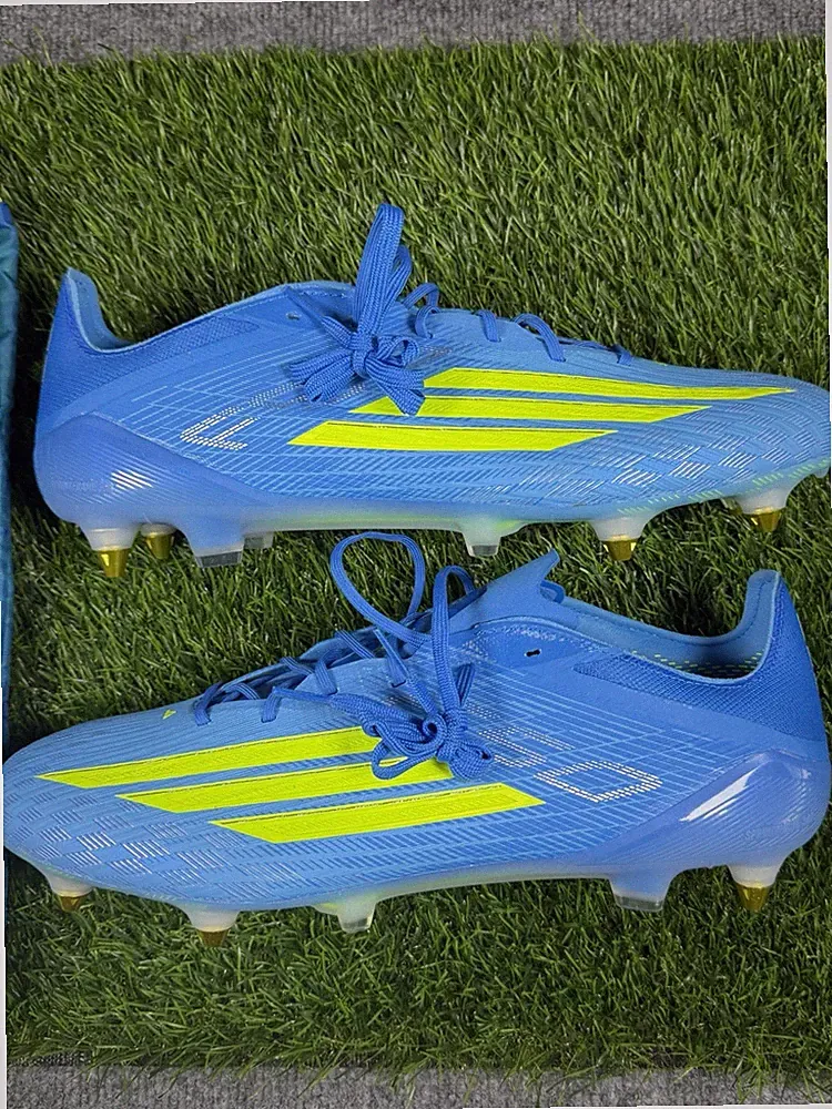 Brand New Adidas F50 Elite SG Soccer Cleats Size Men 12.5 Women 13.5 Blue