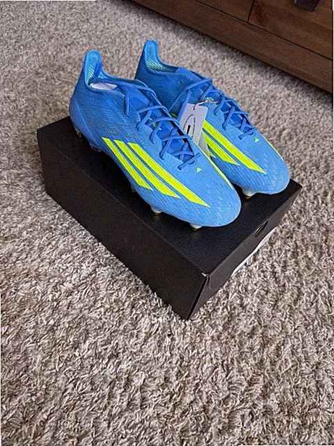 Brand New Adidas F50 Elite SG Soccer Cleats Size Men 7.5 Women 8.5 Blue