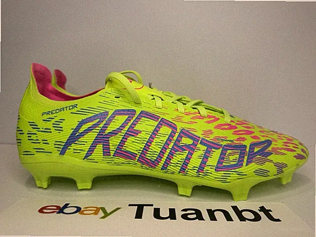 BRAND NEW Adidas Predator 24 League FG MG Men's Soccer Cleats Neon Green JH6471