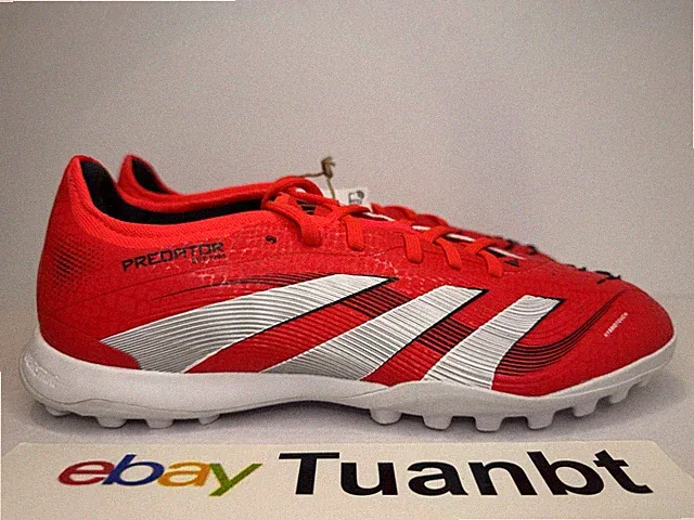 BRAND NEW Adidas Predator Pro TF Mens Turf Indoor Soccer Shoes Lucid Red ID3764
