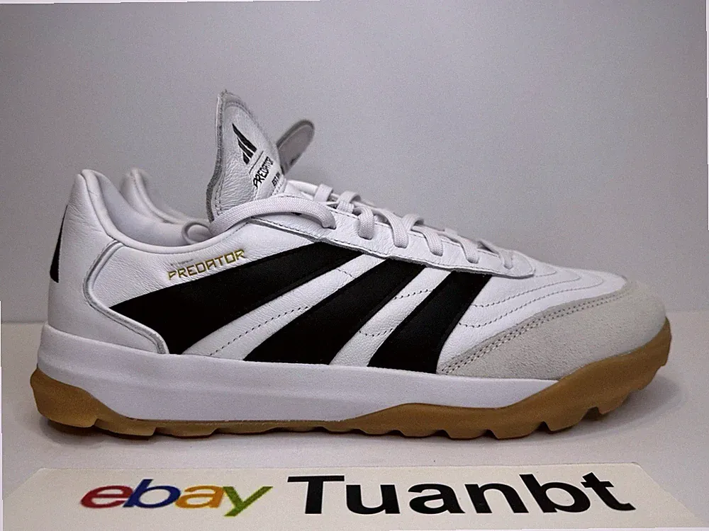 BRAND NEW Adidas Predator Turf Men's Soccer Cleats White/Black/Gum IH5076