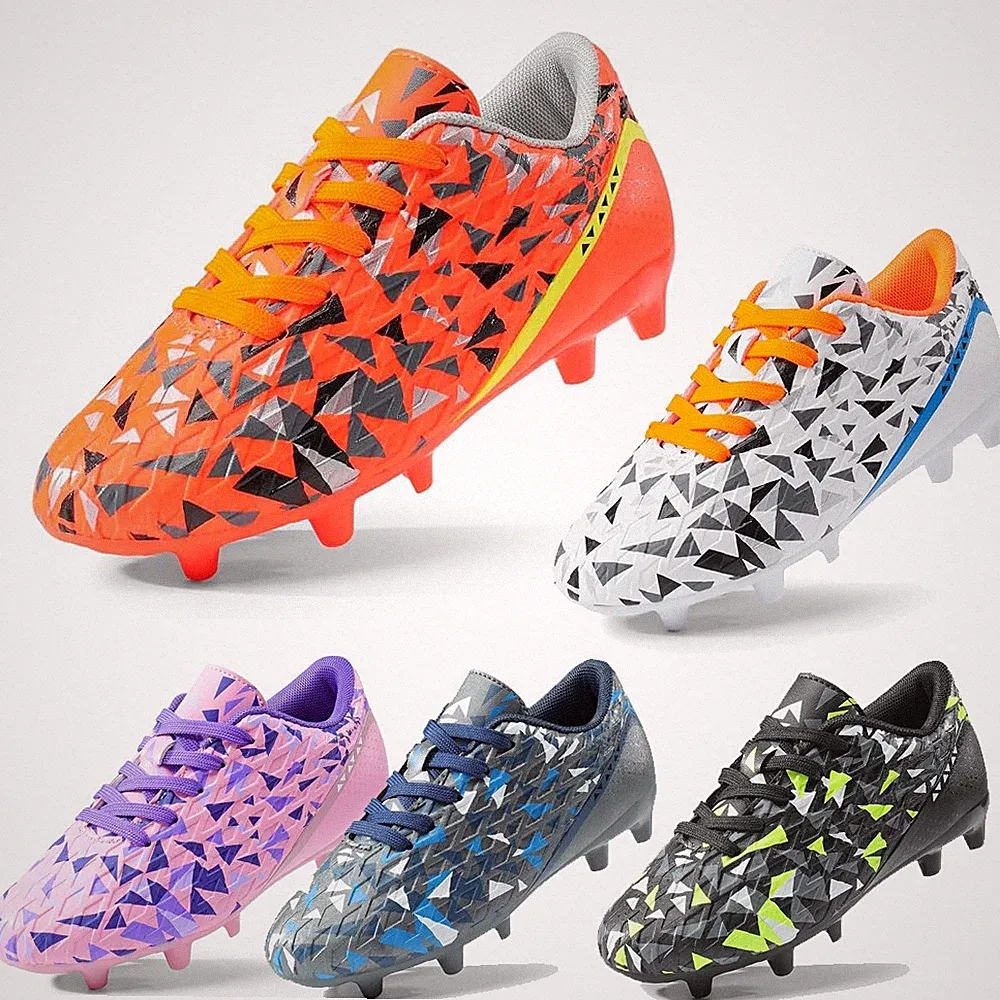 Brand New Boys Girls Soccer Shoes Outdoor Indoor Training Soccer Cleats