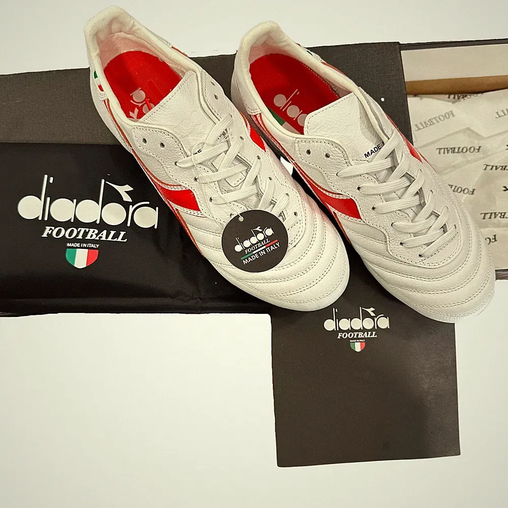 BRAND NEW - Diadora Brasil Italy OG LT+ Leather Soccer Cleats - Made in Italy