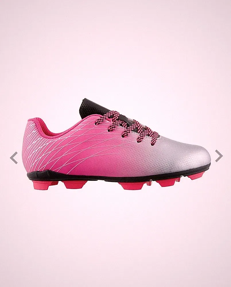BRAND NEW ⚽️DSG OCALA 1.0 SOCCER CLEATS SIZE 4.5 GIRLS PINK/SILVER YOUTH KIDS