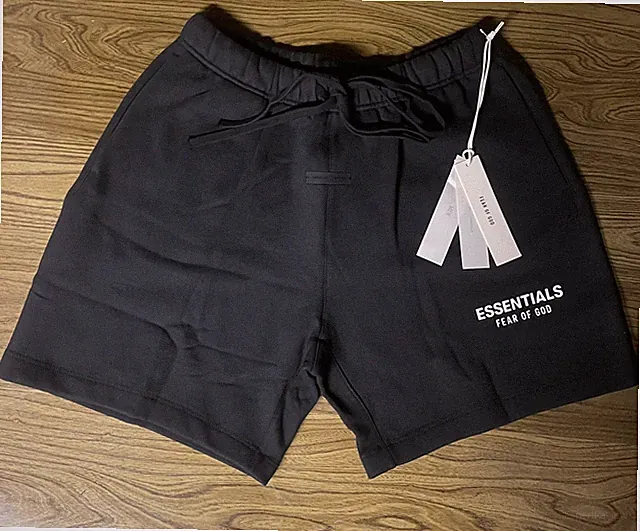 Brand New Essentials Fear Of God Soccer Fleece Shorts Size Large