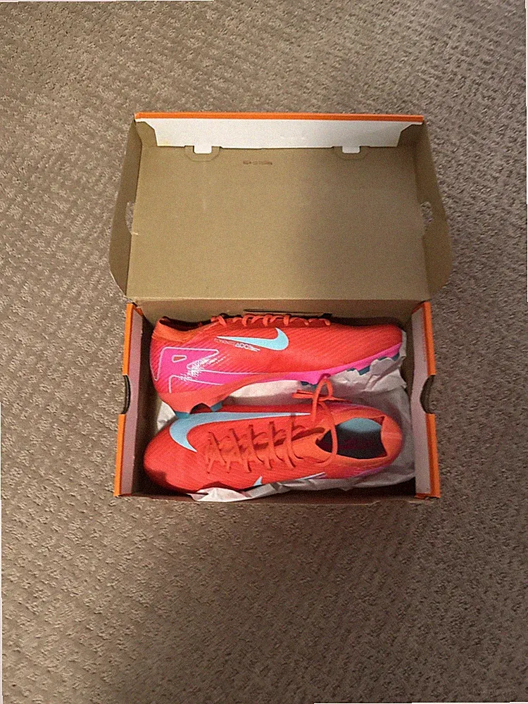 Brand New Nike ZM Vapor 16 Pro FG Men’s Soccer Cleats Red/Blue Size 11.5