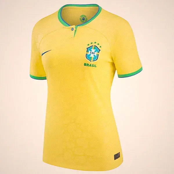 Brasil Home Soccer Football Jersey Shirt Women 2022 Nike