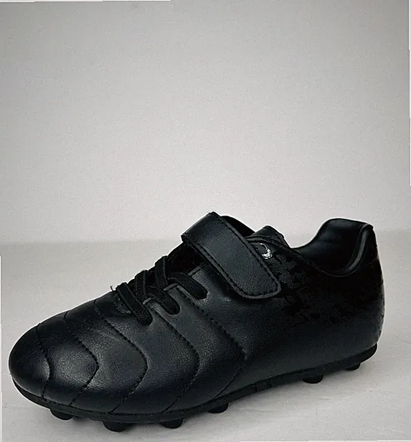 Brava Soccer Cleat Youth 12 D Black Lace Up & Strap Ankle High Pre- Owned