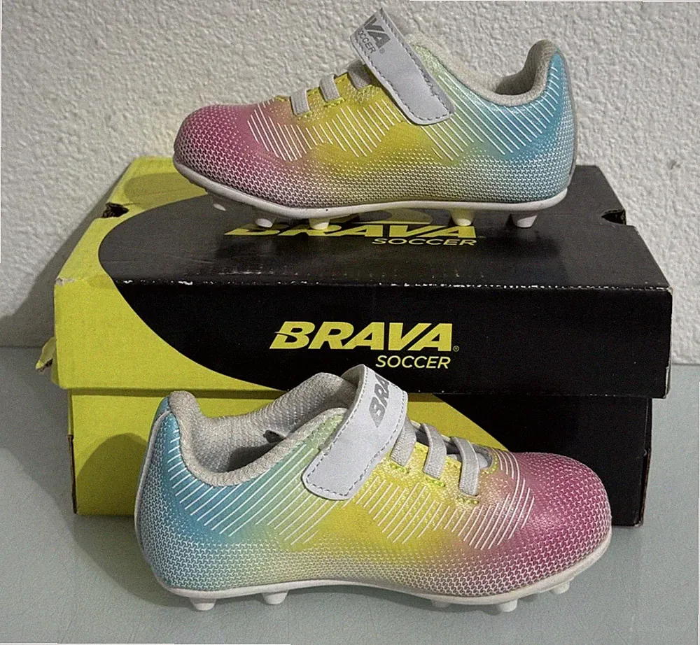 Brava Toddler Girls Exempt 2.0/ 167248/ Size 7D/ Multicolored Soccer Cleats