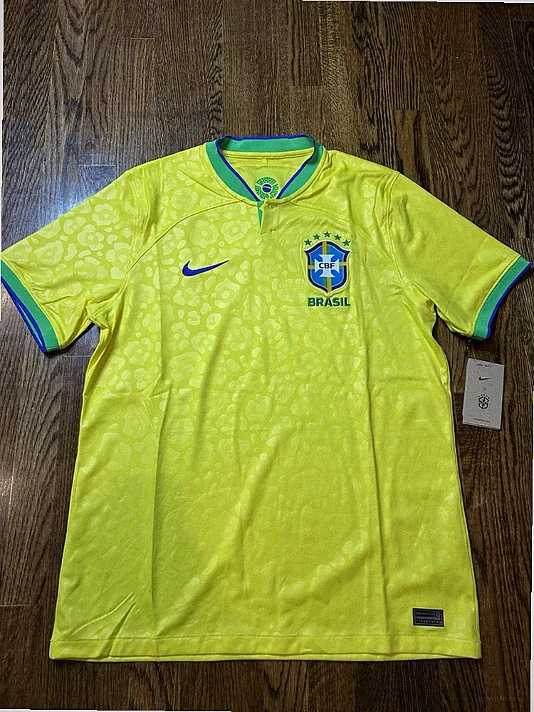 Brazil 22/23 Home Nike Vapor Knit Match Soccer Jersey DN0680-742 Men’s XL