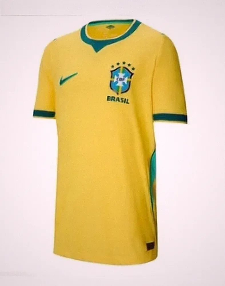 Brazil National Soccer Team Home Jersey Yellow Football Shirt Men World Cup 2026