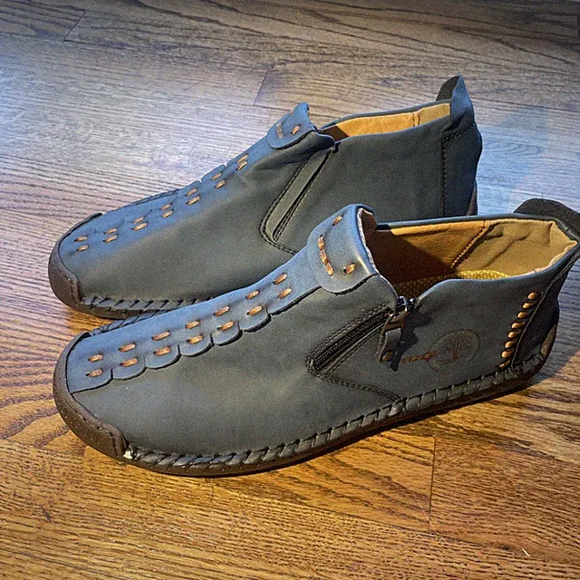 Breathable Classic Leather Shoes Casual Walking Ankle Boots sz 11 GREAT shape!