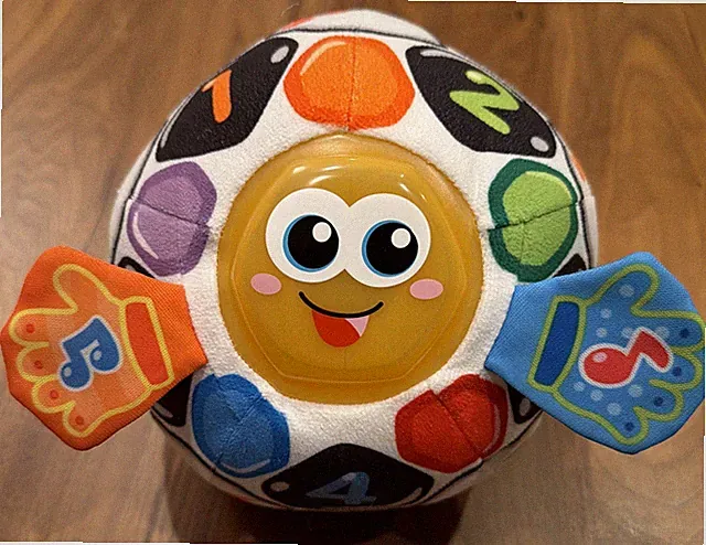 Bright Lights Vtech Soccer Ball 7” Plush Stuffed Animal WORKS! EUC 80-509100 ✨